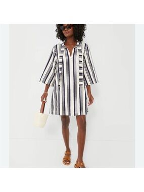 Tuckernuck Navy and White Striped Montauk Mini Dress